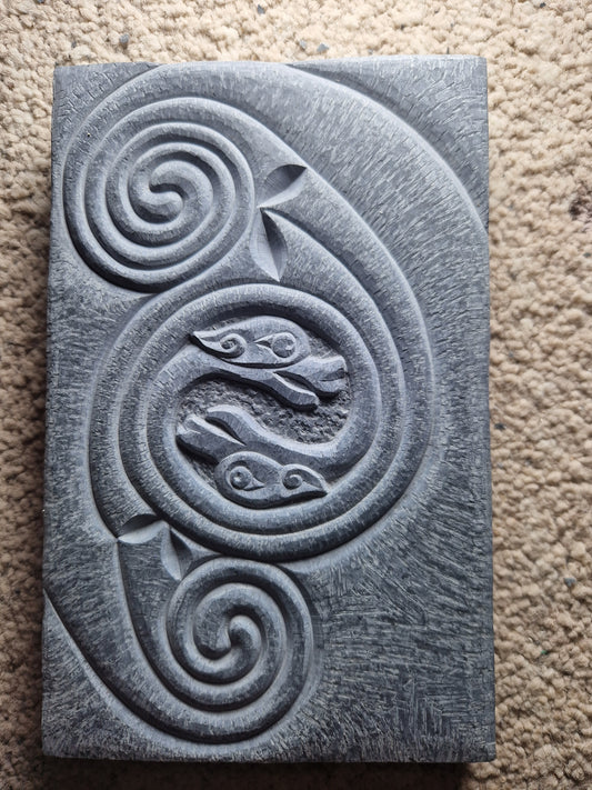 Spiralling Celtic Hounds